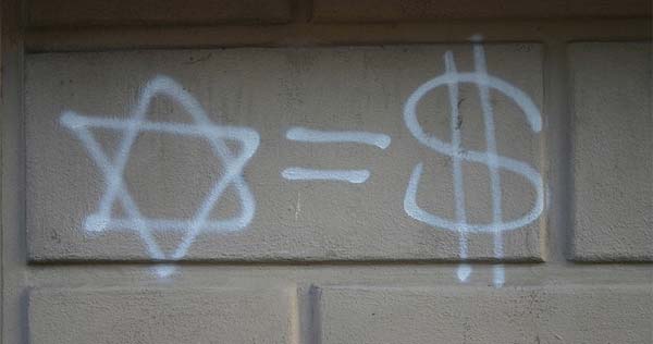 Antisemitisches Graffito an Hauswand. Foto: Giovanni Dall'Orto/Wikimedia/gemeinfrei.